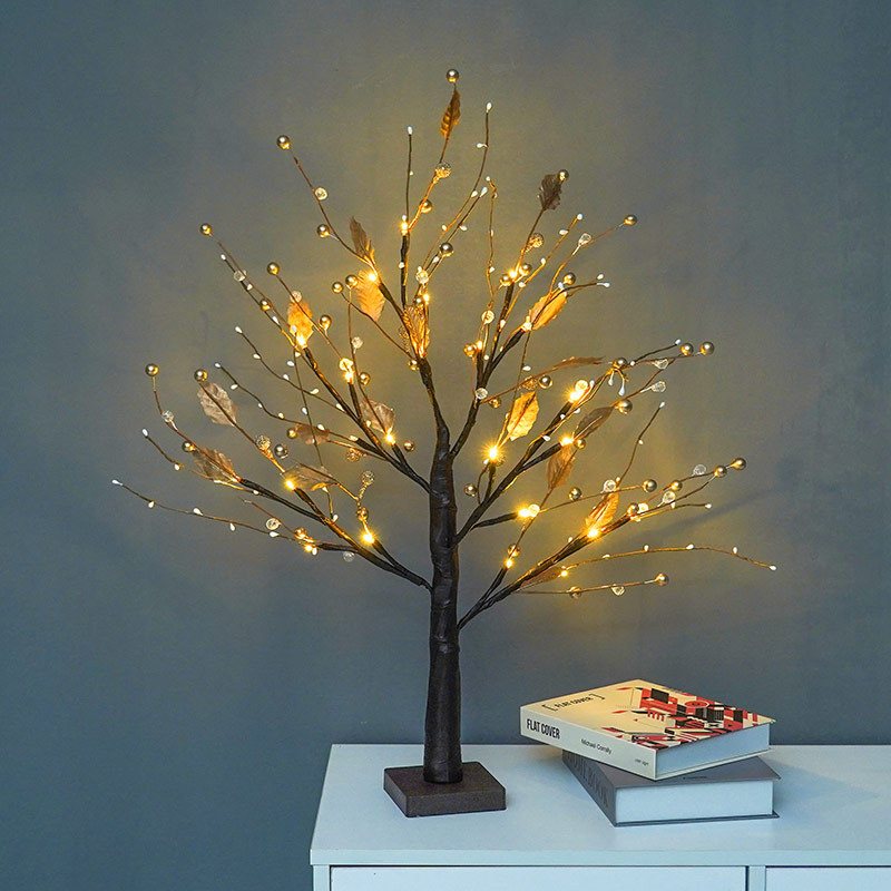 Led Room Sypialnia Latarnia Dekoracja Krajobrazowa Luminous Tree Holiday Wedding Kryty Kreatywna Domu Lampa