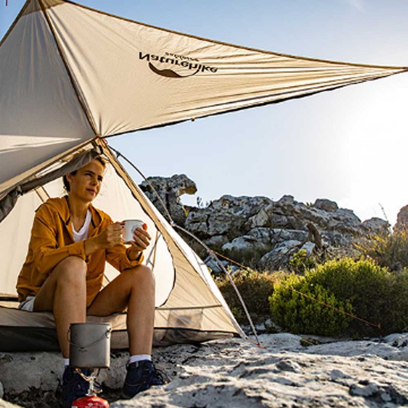 Ultralekki Namiot Na Zewnątrz Camping Śnieżne Namioty Przeciwdeszczowe Dla Jednej Osoby Przenośny Aluminiowy