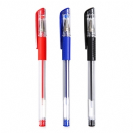 Business Carbon Bold Pen European Standard 0.5mm Pen Czarny Biznesowy Długopis Do Podpisu Żelowy Artykuły Biurowe Końcówka Igły Bullet Tip
