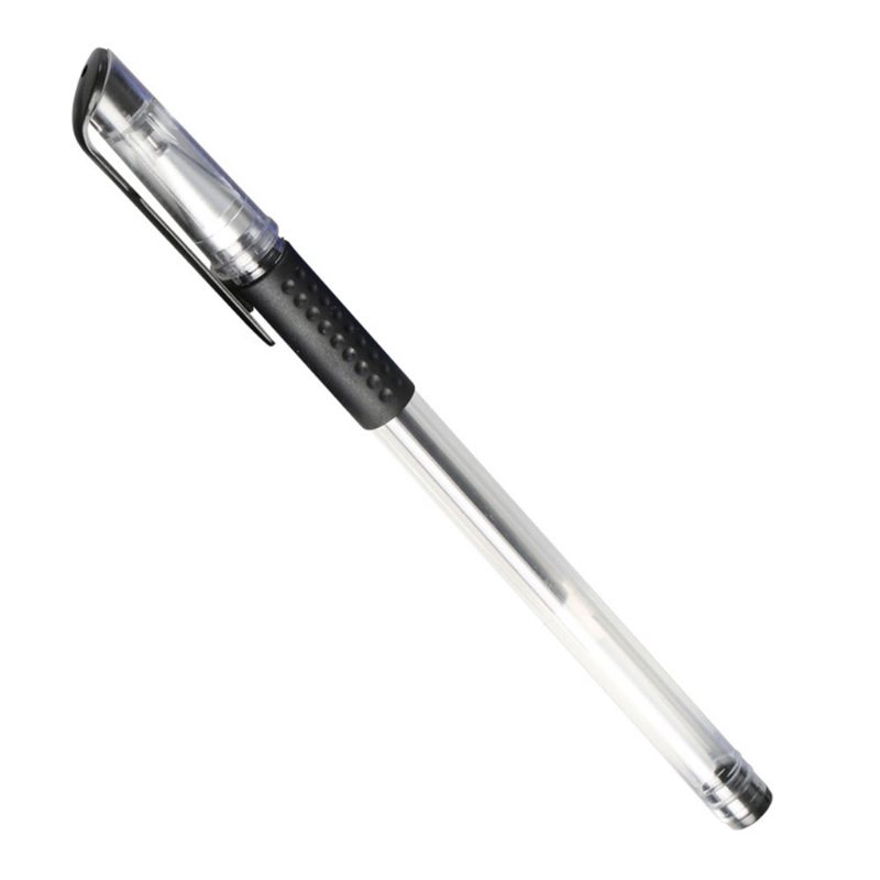 Business Carbon Bold Pen European Standard 0.5mm Pen Czarny Biznesowy Długopis Do Podpisu Żelowy Artykuły Biurowe Końcówka Igły Bullet Tip