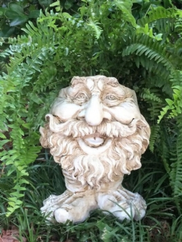 1 Pc Funny Expression Muggly's The Face Statua Sadzarka Przędza Ogrodowa Rzeźba Wystrój Kwiat Roślina Doniczkowa