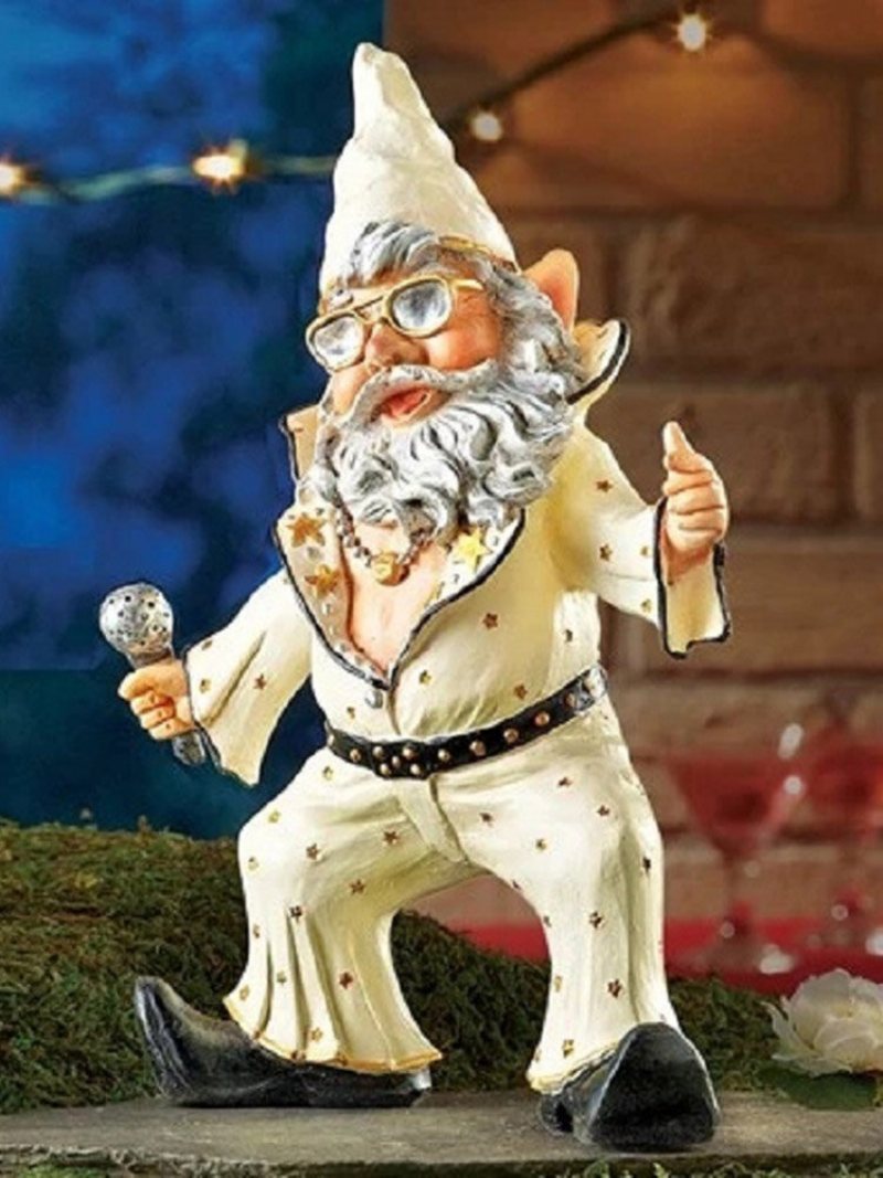 1 Pc Gnome Dwarf Boże Narodzenie Święto Dziękczynienia Ozdoba Urodzinowa Słynna Piosenkarka Gwiazda Filmowa Taniec Monroe Żywica Dekoracja Do Przydomowego Ogrodu Festiwal Prezent