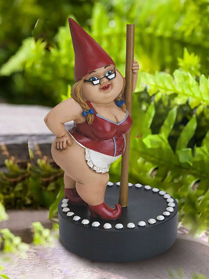 1 Pc Gnome Dwarf Boże Narodzenie Święto Dziękczynienia Ozdoba Urodzinowa Słynna Piosenkarka Gwiazda Filmowa Taniec Monroe Żywica Dekoracja Do Przydomowego Ogrodu Festiwal Prezent