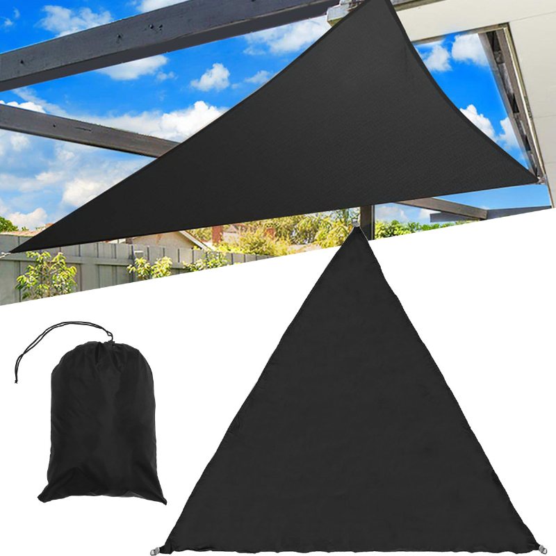 3/5m Extra Heavy Duty Shade Sail Sun Canopy Outdoor Triangle Garden Yard Markizy Letnia Osłona Przeciwsłoneczna Do Samochodu