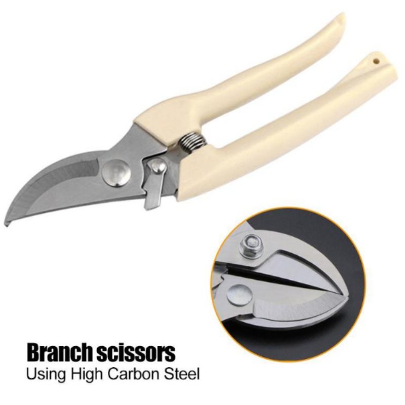 Antypoślizgowe Nożyce Ogrodnicze Przycinanie Drzew Owocowych Scissor Bonsai Pruners Secateurs Garden