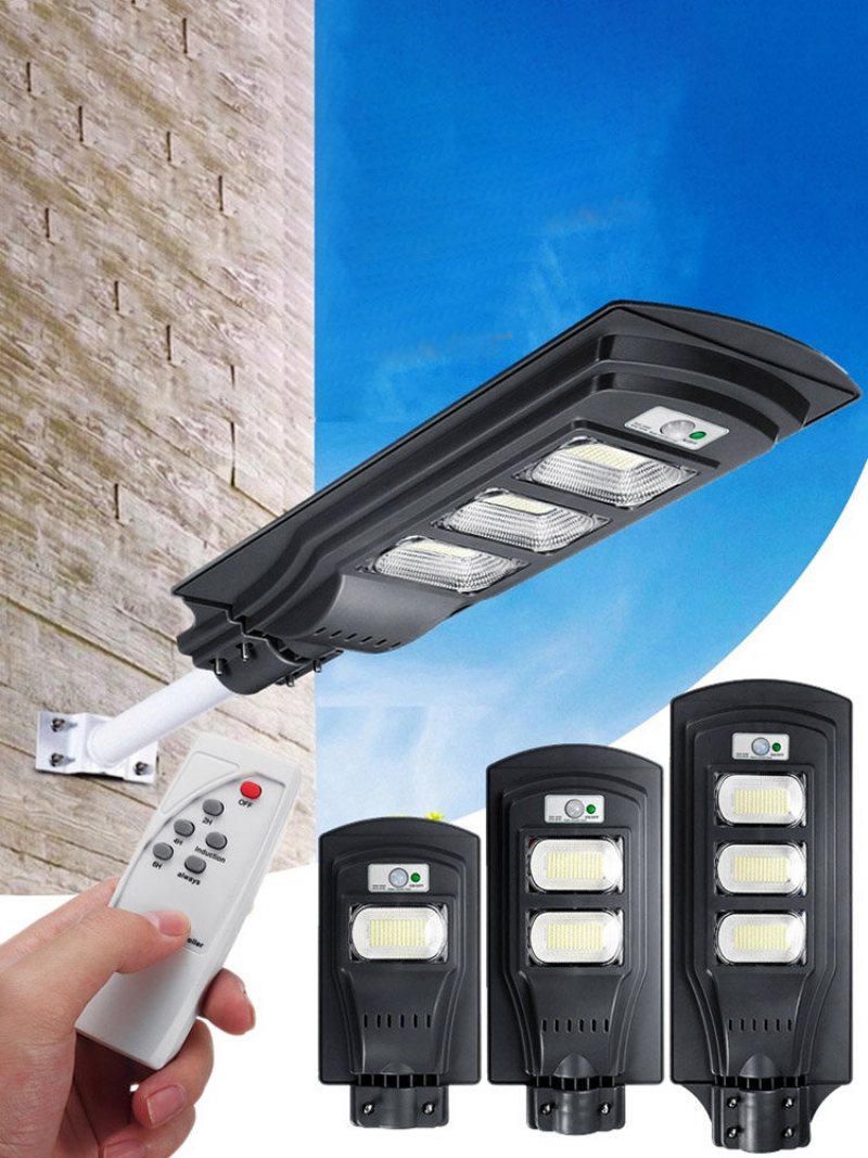 Augienb 120 W / 240 W / 360 W Solar Led Kinkiet Radar Street Light Super Bright Pir Motion Sensor Lampa Bezpieczeństwa Do Ogrodu