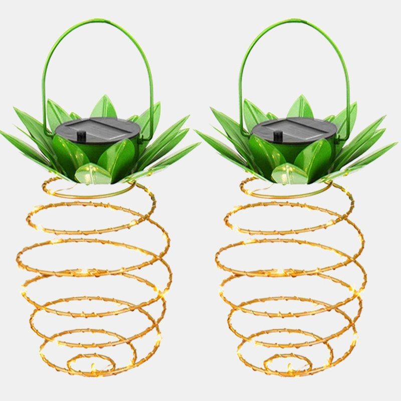 Led Solar Ananas Light Dekoracja Ogrodowa Latarnia Zewnętrzna Wodoodporna Lampa Słoneczna