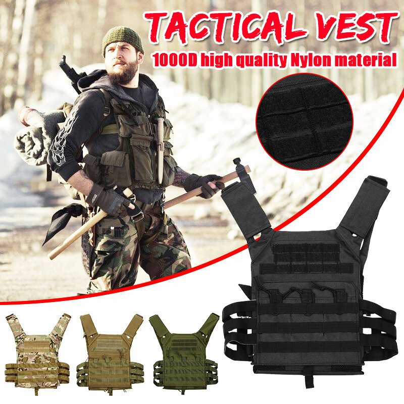 Lekka Kamizelka Molle Tactical Armor Plate Carrier Jpc Z Ładownicami Mag