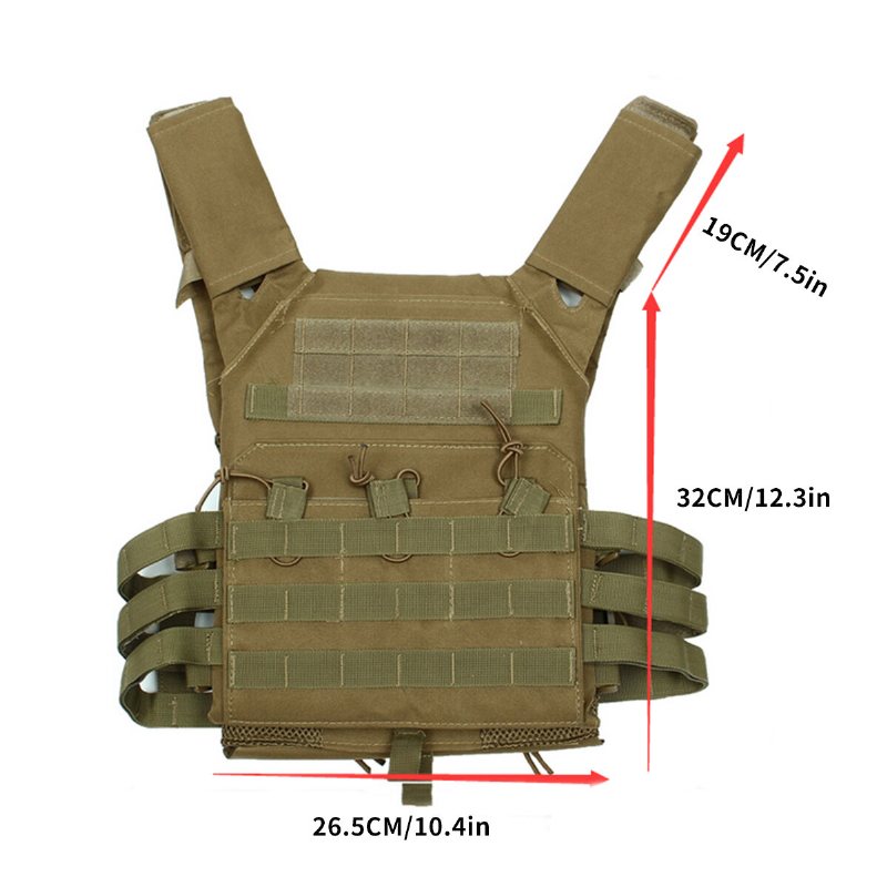 Lekka Kamizelka Molle Tactical Armor Plate Carrier Jpc Z Ładownicami Mag