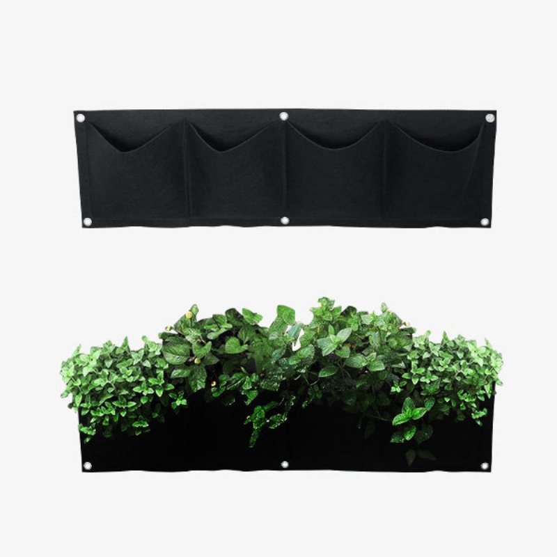 Ogrodnictwo Grow Pocket Indoor Outdoor Wall Hanging Sadzenie Torba Do Przechowywania