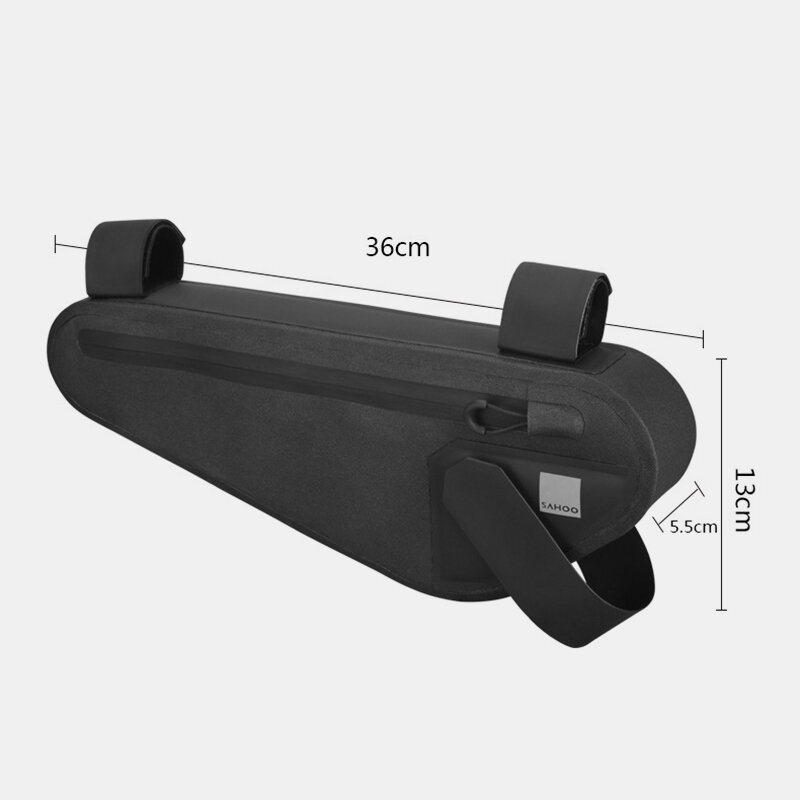 Torba Na Górną Rurkę Roweru Transgraniczna Odblaskowa Wodoodporna Z Trójkątnym Cylindrem Do Opróżniania O Dużej Pojemności