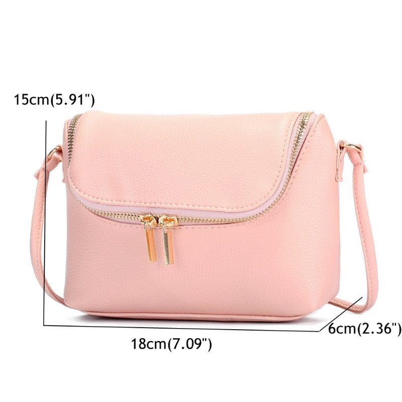 Casual Candy Color Pu Leather 5.5-calowe Torby Na Telefony Crossbody Na Ramię Dla Kobiet