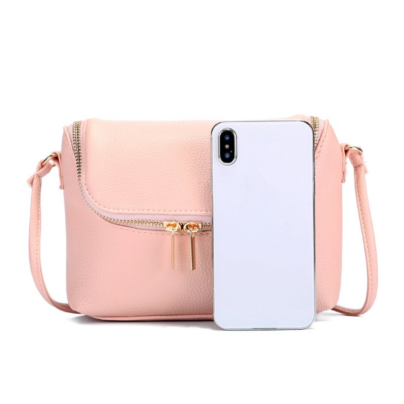 Casual Candy Color Pu Leather 5.5-calowe Torby Na Telefony Crossbody Na Ramię Dla Kobiet