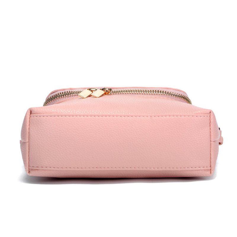 Casual Candy Color Pu Leather 5.5-calowe Torby Na Telefony Crossbody Na Ramię Dla Kobiet