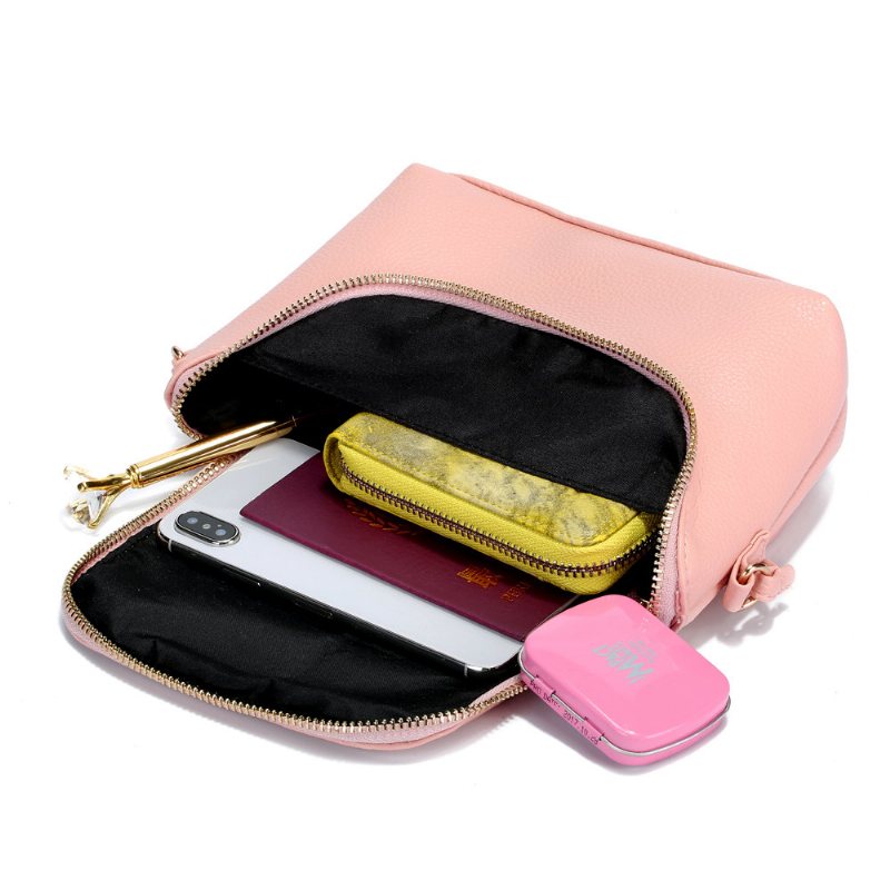 Casual Candy Color Pu Leather 5.5-calowe Torby Na Telefony Crossbody Na Ramię Dla Kobiet