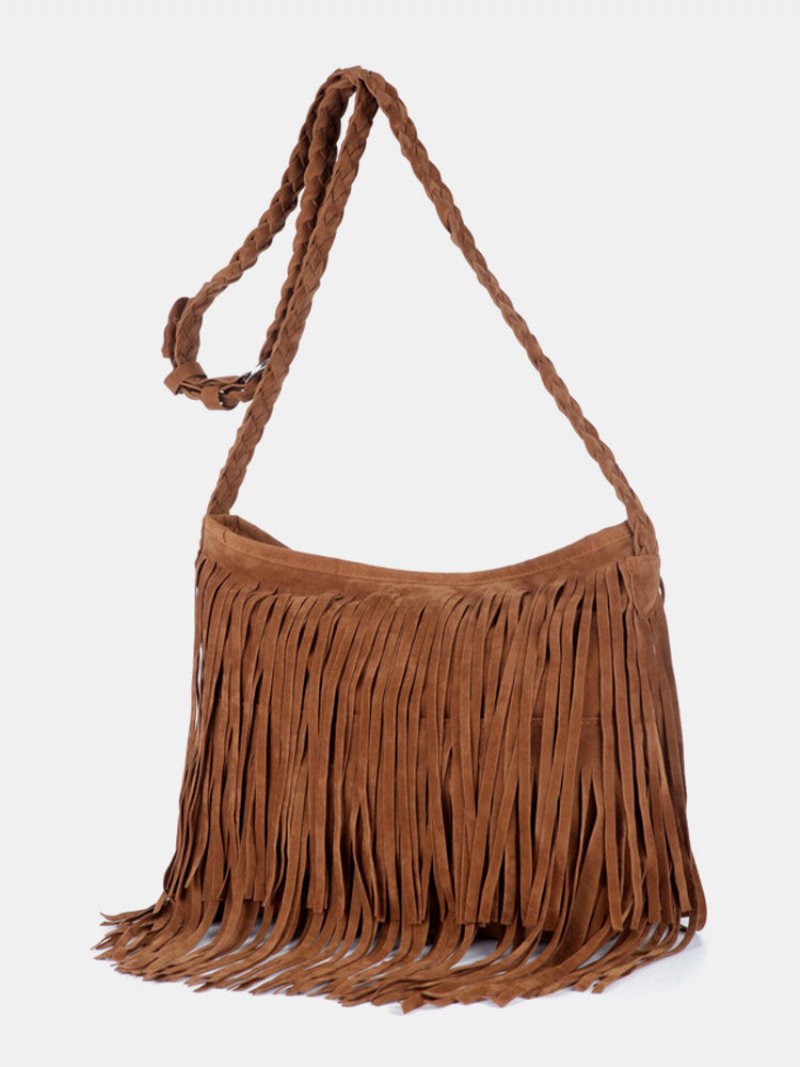 Dacron Fashion Retro Tassel Torebka Crossbody Z Ozdobną Ozdobą