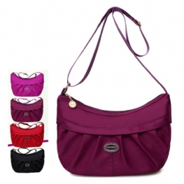 Damska Nylonowa Torba Na Zakupy Dumpling Bag Elegancka Crossbody