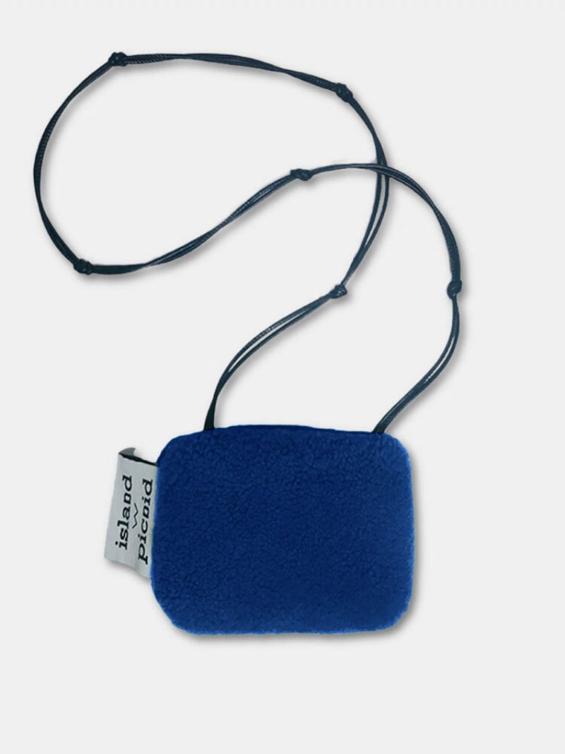 Damska Pluszowa Krótka Torba Na Ramię W Jednolitym Kolorze Mini Crossbody