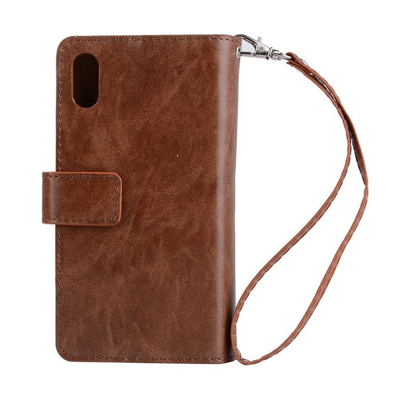 Damska Solidna Ochrona Przed Upadkiem Etui Na Telefon 9 Miejsc Na Karty Wielofunkcyjny Portfel Coin Clutch Bag