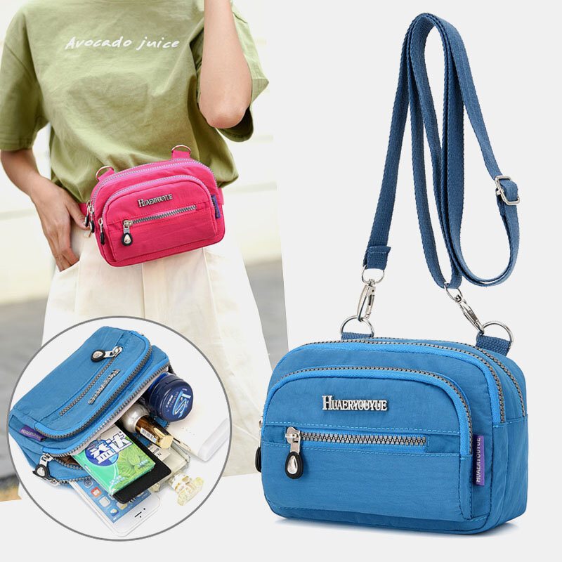 Damska Solidna Wodoodporna Wielofunkcyjna Torba Crossbody