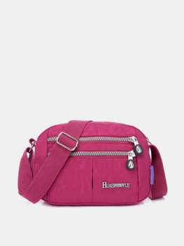 Damska Torba Crossbody Z Wieloma Kieszeniami Wodoodporna Nylonowa