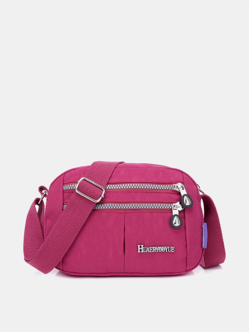 Damska Torba Crossbody Z Wieloma Kieszeniami Wodoodporna Nylonowa