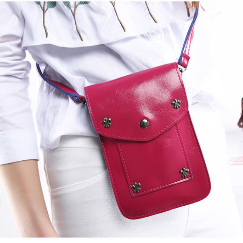 Damska Torba Na Ramię W Stylu Retro Vintage Nit Pu Crossbody Mała Na Telefon