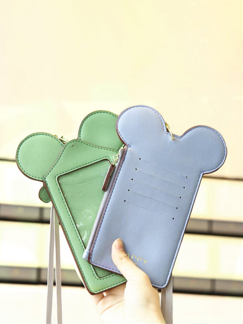 Damski Ekran Dotykowy Cute Animal Shape Card Holder 4.7 Cala / 5.5 Torba Na Telefon Portmonetka