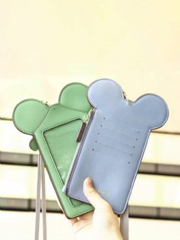 Damski Ekran Dotykowy Cute Animal Shape Card Holder 4.7 Cala / 5.5 Torba Na Telefon Portmonetka