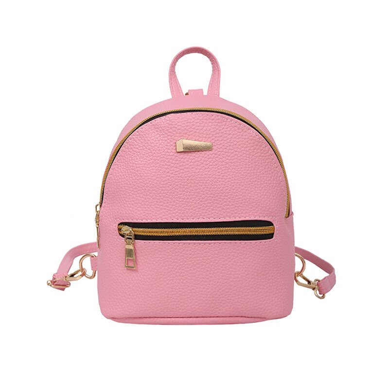 Damski Plecak Candy Color Solid Preppy Chic Mini Bag