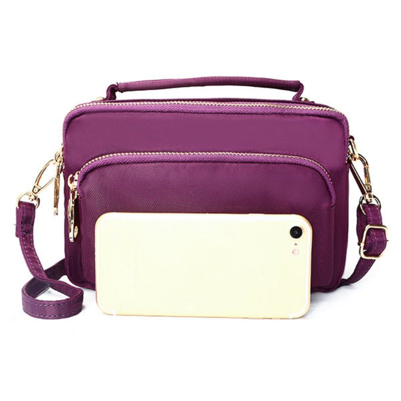 Damskie Nylonowe Kopertówki Funkcjonalna Torba Na Telefon Crossbody