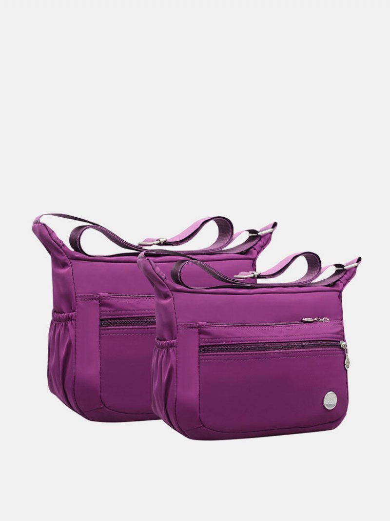 Damskie Nylonowe Wodoodporne Torby Crossbody Multi-slots Leisure Lekkie Na Ramię