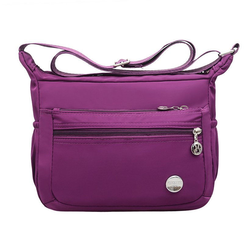 Damskie Nylonowe Wodoodporne Torby Crossbody Multi-slots Leisure Lekkie Na Ramię