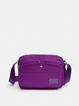 Damskie Nylonowe Wodoodporne Torby Crossbody Solidne Na Ramię Z Wieloma Gniazdami