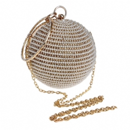 Fashion Pearl Ball Tote European Beauty Party Bag Wysokiej Jakości Poliester Evening Bag