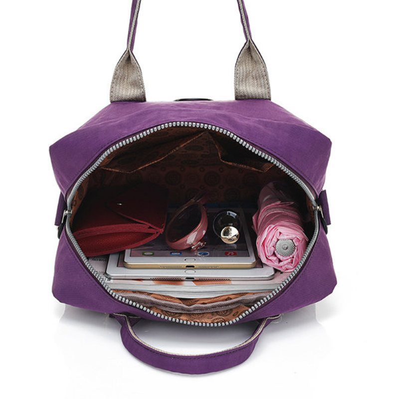 Jinqiaoer Damska Nylonowa Torba Na Tornister Plecak Studenci Crossbody