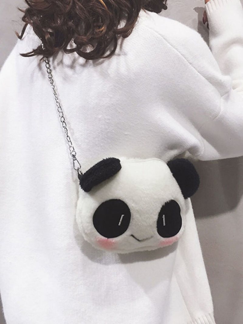 Kobiety Dacron Casual Winter Olympics Beijing 2023 Cute Panda Crossbody Bag