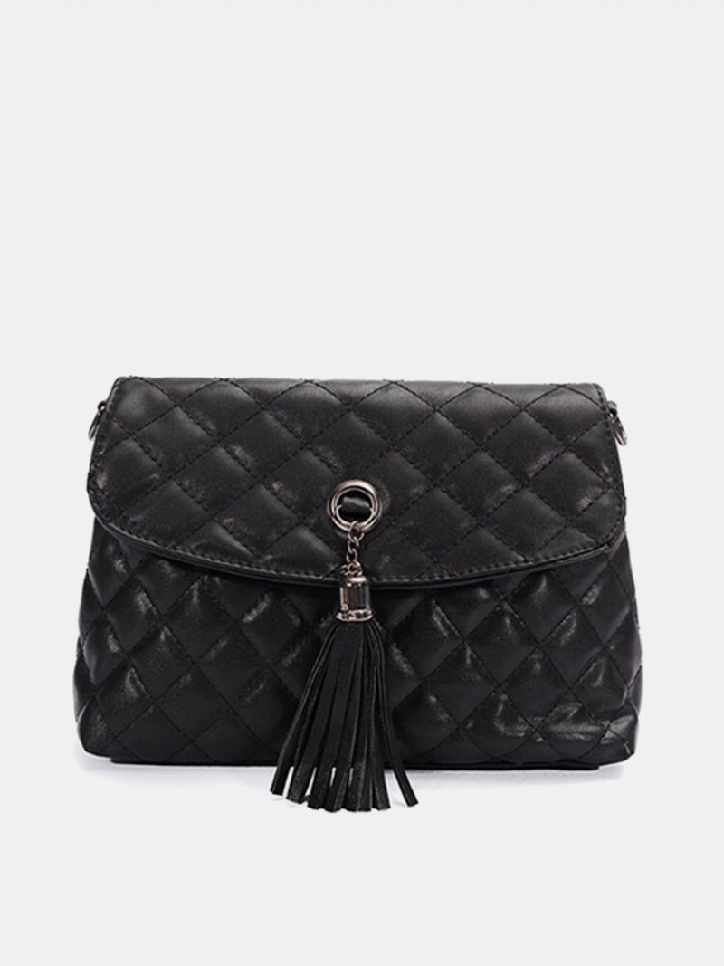 Kobiety Elegancka Plaid Tassel Wisiorek Torba Na Ramię Torby Crossbody