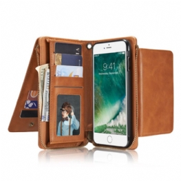 Kobiety Mężczyźni Imitacja Skóry Etui Na Telefon Posiadacz Karty Torba Na Crossbody Na Iphone 7 Plus