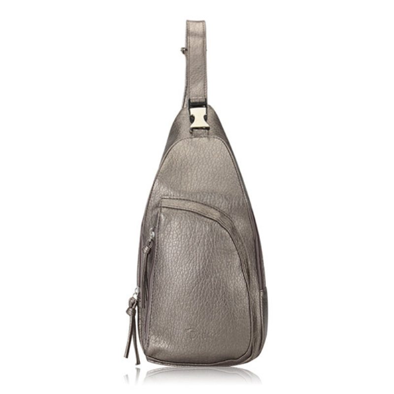 Kobiety Pu Leather Casual Torba Na Klatkę Piersiową Torby Na Ramię Crossbody