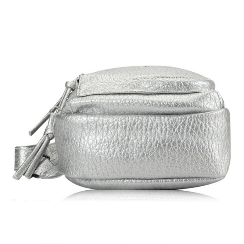 Kobiety Pu Leather Casual Torba Na Klatkę Piersiową Torby Na Ramię Crossbody