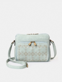 Lekka Torba Crossbody Z Wydrążonym Wzorem W Kwiaty