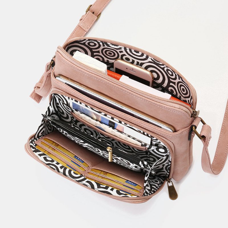 Lekka Torba Crossbody Z Wydrążonym Wzorem W Kwiaty