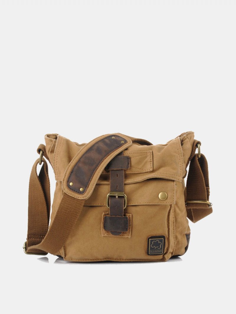 Męska Płócienna Torba Crossbody W Stylu Vintage Outdoor Travel Retro Na Ramię