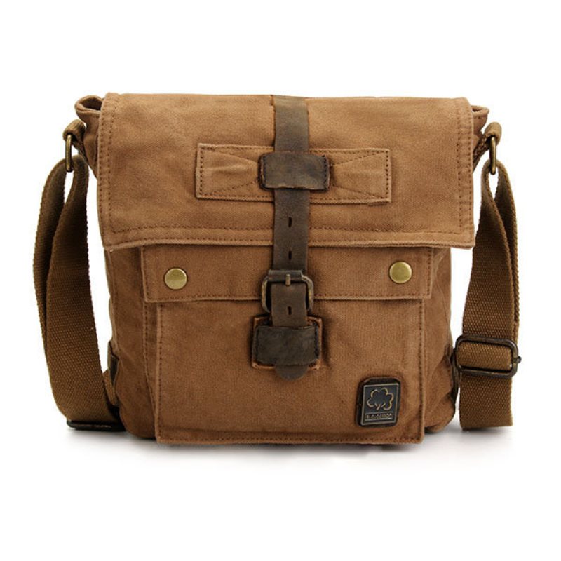 Męska Płócienna Torba Crossbody W Stylu Vintage Outdoor Travel Retro Na Ramię