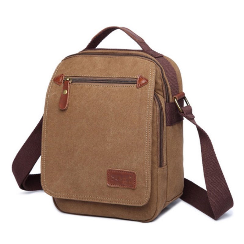 Męska Płócienna Torebka Ipad Torba Outdoor Crossbody