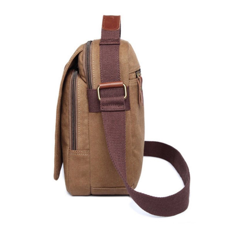 Męska Płócienna Torebka Ipad Torba Outdoor Crossbody