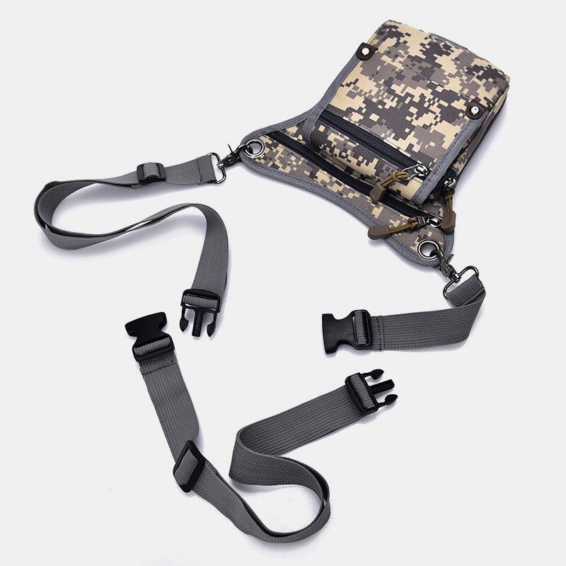 Męski Kamuflaż Multi-carry Outdoor Wielofunkcyjna Taktyczna Torba Na Talię Crossbody Bag