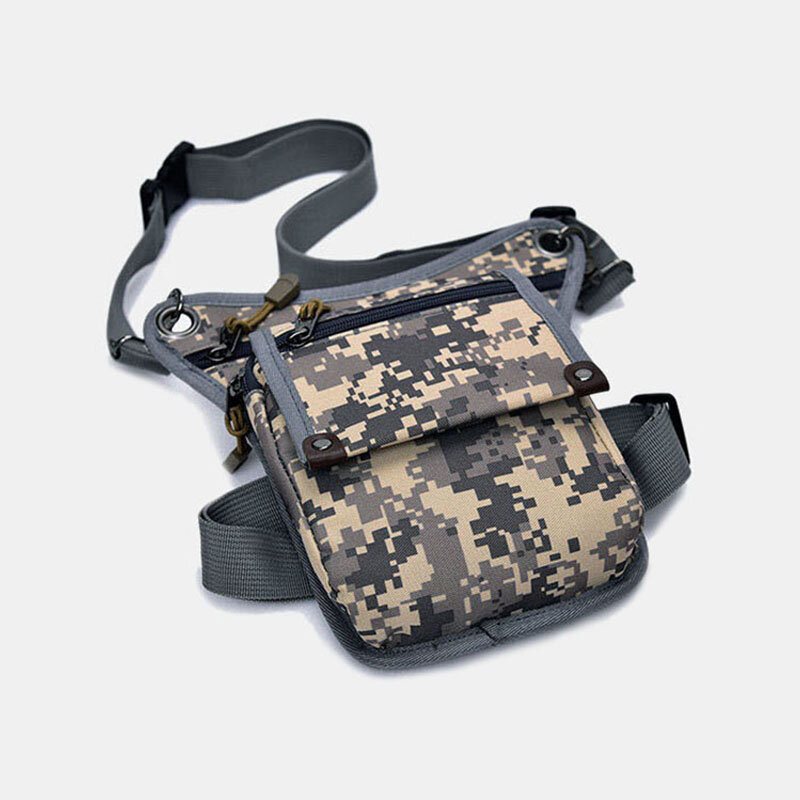 Męski Kamuflaż Multi-carry Outdoor Wielofunkcyjna Taktyczna Torba Na Talię Crossbody Bag