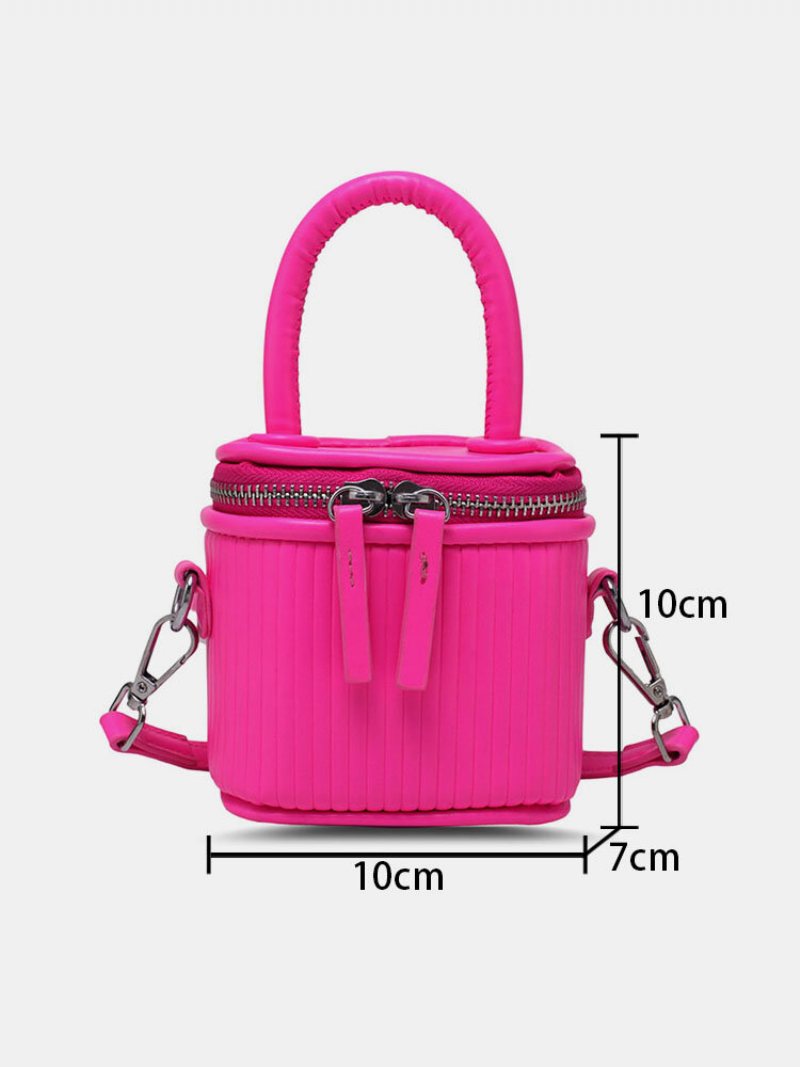 Moda Damska Ze Sztucznej Skóry Zakupy Stałe Cukierki Jasny Kolor Mini Torebka Crossbody Bag